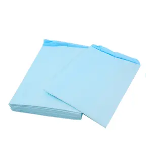 Customized Size Non-woven Material Waterproof 43*60cm Underpad Pet Training Pad With Adhesive