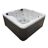 Baignoires Spa en Acrylique Modernes pour 6 Personnes à Prix Bas, Vente en Gros Directe de Fournisseurs Chinois, avec 10 Jets, Garantie 5 Ans, pour Hôtels et Jacuzzi Extérieur