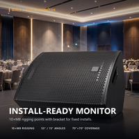 Haut-parleur coaxial PA Neo de 12 pouces, 200W RMS/800W/1600W de crête, sensibilité de 8 à 98 dB, SPL maximal de 130 dB, dispersion de 70x70, moniteur de scène