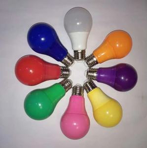 Precio de fábrica <span class=keywords><strong>PC</strong></span> 1W A60 Bombilla Rojo Azul Verde Cubierta Múltiples colores Bombilla LED Iluminación ambiental decorativa - Product Image 2