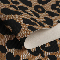 PVC imitation léopard impression cuir produit tissu pour sac à main valise vêtement chaussures meubles