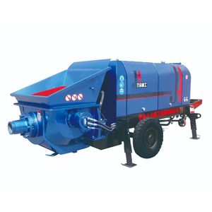Bomba de Concreto Pequeña de 30 y 40 Metros Cúbicos con Remolque, Precio de Fábrica, Bomba de Concreto en Venta - Product Image 2