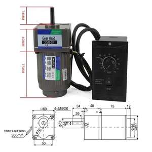 Motorreductor de CA <span class=keywords><strong>MyTech</strong></span> de 6W, monofásico, 50Hz, 115/120V, 2GN10K, con brida, regulación de velocidad y velocidad constante - Product Image 4