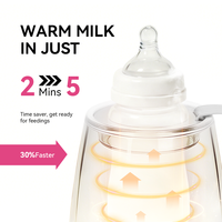 Chauffe-biberon pour lait maternel avec fonction de stérilisation, chauffe-lait individuel, produit pour bébé, chauffe-biberon pour l'alimentation des bébés