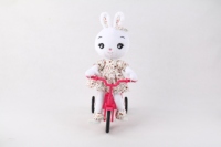 Jouets en peluche électroniques à mouvement électrique pour animaux amusants à rouler à vélo, Juguetes, animaux en peluche