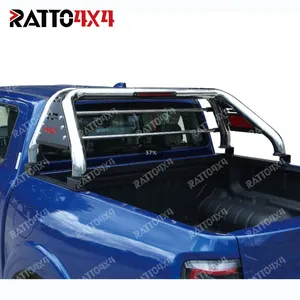 Ratto Stainless Steel 201 Exterior Accessories Roll Bar For Hilux Vigo 2009-2014 Roll Bars For Truck