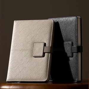 Carnet en cuir PU A5 pour cadeaux d'affaires, promotionnel, pour réunions de bureau, enregistrement des notes, carnet multicolore pour étudiants, avec fermoir magnétique - Product Image 2