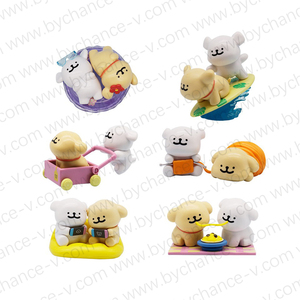 Figura de Plástico de Cachorro de Dibujos Animados Popular, Juguete de Colección Pequeño para Bolsas Sorpresa, Recompensas Escolares y Premios de Carnaval - Product Image 5