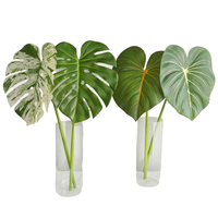 YOPIN-3743 Feuilles artificielles de palmier tropical Monstera multi-pièces haute simulation pour la maison, Hawaï, Thanksgiving, mariage