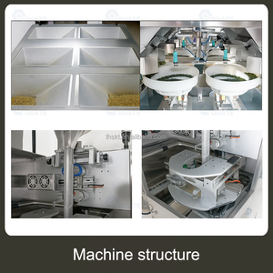 Machine d'emballage automatique de sachets de thé en nylon en forme de pyramide avec attache de ficelle et d'étiquette pour les petites entreprises - Product Image 5