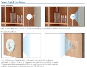 Skydance E1-M(D) 5V 12V 24VDC DC đầu vào/đầu ra dán bất cứ nơi nào chuyển động của con người cảm biến chuyển đổi cho cảm biến LED Bộ điều khiển - Product Image 6