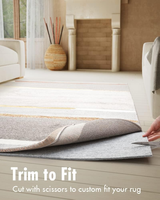 Meilleures ventes : Tapis de protection antidérapant en feutre pour sols en bois dur, 1/8, avec système de fixation pour tapis, Décoration intérieure