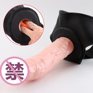 قضيب اصطناعي يرتدى سروال جلدي، مصنوع من السيليكون الناعم والمريح، محاكي للقضيب الحقيقي، معدات استمناء، ألعاب جنسية للبالغين للرجال والنساء - Product Image 6