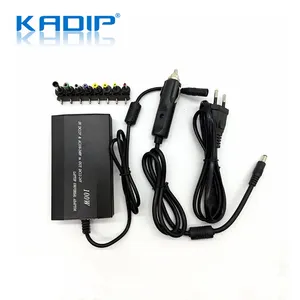 100W duvar montaj evrensel kamera güç kaynağı 12V DC seyahat laptop adaptörü