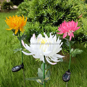 Luces de crisantemo de <span class=keywords><strong>Navidad</strong></span> con energía solar, luces de jardín, luces de tierra solares impermeables para exteriores para patios traseros, caminos - Product Image 2