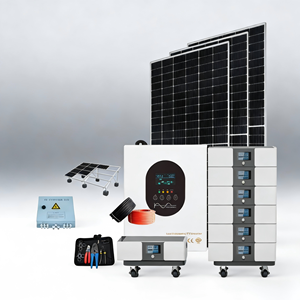 ระบบโซลาร์เซลล์ไฮบริดแบบออฟกริด 5KW 6KW 10KW ปรับแต่งได้ตามความต้องการ, ระบบกักเก็บพลังงานแสงอาทิตย์สำหรับบ้านและวิลล่า - Product Image 5