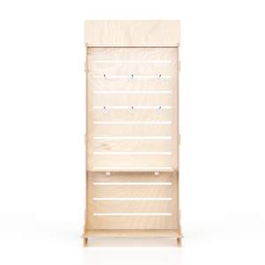 Étagères italiennes de qualité personnalisée, présentoir en bois à emboîtement pour boissons alcoolisées - Product Image 3