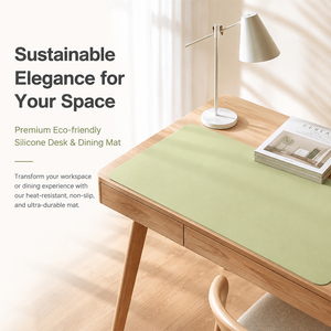 Factory Wholesale Silicone <b>Desk</b> <b>Mat</b> <b>Custom</b> Size Non Slip Waterproof <b>Desk</b> Pad Protector for Office Laptop Writing Table <b>Mat</b> - Product Image 2