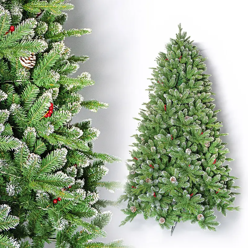 Customized 5FT 6FT 7FT 8FT 9FT 10FT Artificial Christmas Tree Red Berry fot Indoor Outdoor