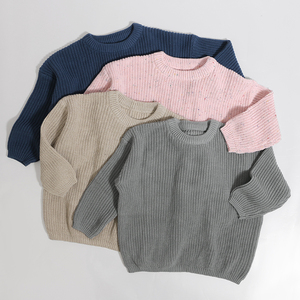 Offres Spéciales usine approvisionnement bébé <span class=keywords><strong>pull</strong></span> hiver <span class=keywords><strong>pull</strong></span> <span class=keywords><strong>chaud</strong></span> 100% coton infantile enfant en bas âge bébé filles garçons <span class=keywords><strong>pull</strong></span> tricoté - Product Image 2