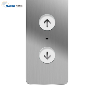 Bên ngoài đoạn mã <span class=keywords><strong>LCD</strong></span> thang máy lop với nút cơ khí, chân tóc thép không gỉ - Product Image 3