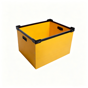Thin Light PP Hollow Sheet Stackable <b>Plastic</b> <b>Storage</b> <b>Bin</b> for Portable Packaging Daily <b>Storage</b> and Lightweight Goods Transport - Product Image 1