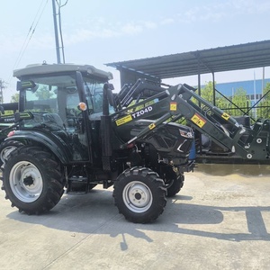 25-50 حصان <span class=keywords><strong>4</strong></span> wd cab 4x4 المدمجة لودر حفار bekas جرارات صغيرة مع تركس ذو تحميل أمامي TZ03D - Product Image 3