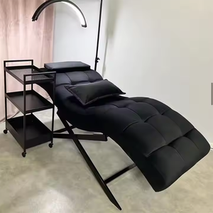 Ensemble de fauteuil de soin esthétique électrique moderne SW, cuir synthétique, base en métal doré, appui-tête <span class=keywords><strong>fixe</strong></span>, utilisation en <span class=keywords><strong>massage</strong></span>, commercial - Product Image 5