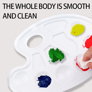 <span class=keywords><strong>Palette</strong></span> de <span class=keywords><strong>peintre</strong></span> en plastique circulaire Boyi Xuan TS-003 8,5x8,5 cm <span class=keywords><strong>pour</strong></span> artistes - Product Image 6