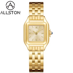 Orologio da Polso Sottile OEM in Oro, Montre Luxe Femme con Quadrante Quadrato, Orologio al Quarzo per Donne, Design Classico di Lusso - Product Image 2