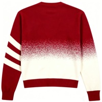 Cardigan Pull Col V Homme Personnalisé Brodé Lettres – Nouvelle Collection Tricotée à la Main – Vente Flash