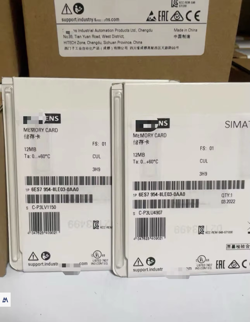Brand New Genuine Product 6ES7954-8LE03-0AA0 S7 Memory Card12 MB 6ES7954-8LE03-0AA0 Fast Delivery