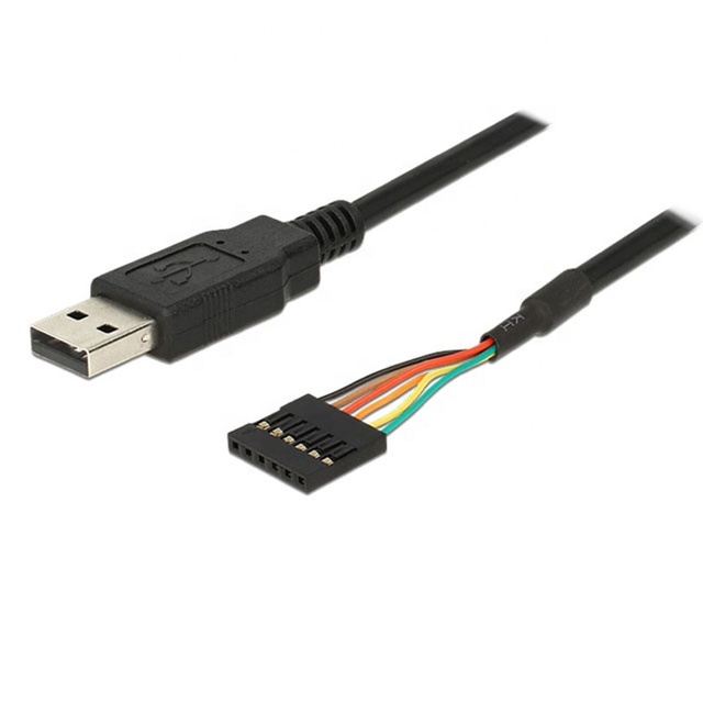 OEM FT232RL USB TTL UART 5V/3.3V Serial Adapter Cable Braid Shielding PVC Jacket CE/RoHS Certified 1-Year Warranty for Computer