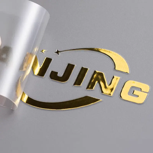 Customized 3D Trademark Metal Label transfer <strong>stickers</strong> for glass cups Waterproof Emboss 3D Logo Metallic Decals Gold <strong>Stickers</strong> - Product Image 4