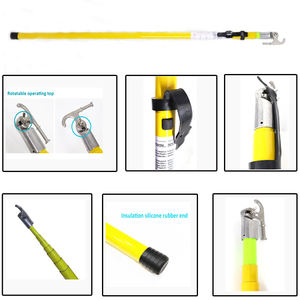 9.21M yüksek gerilim üçgen teleskopik fiberglas sıcak sopa - Product Image 3