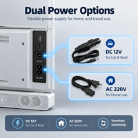 Téléviseur tactile 215 pouces pour bateaux et navires - DVB-T2/S2, 9000mAh, 4H - WiFi, BT, ISDB pour Yacht et Navire