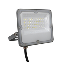 Éclairage de sécurité en aluminium IP66 personnalisable pour tunnels, terrains de basketball, patios et zones commerciales, lampes à LED