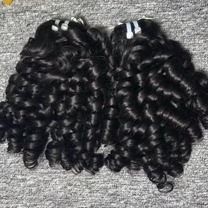 Extensions de cheveux humains brésiliens de qualité supérieure, noires naturelles, ondulées lâches, bouclées, vierges, Remy, cheveux vietnamiens, mèches - Product Image 1