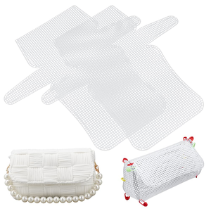 250303 Feuilles de <span class=keywords><strong>Canevas</strong></span> <span class=keywords><strong>Plastique</strong></span> Maillé pour la Confection de Sacs DIY, Sac en <span class=keywords><strong>Canevas</strong></span> <span class=keywords><strong>Plastique</strong></span> pour Couture Artisanale de Sacs DIY, Kit de Sac Maillé <span class=keywords><strong>Plastique</strong></span> DIY - Product Image 1