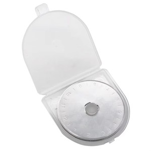 Lames rotatives à coupe circulaire de 45mm Couteau Patchwork Outils pour tissu Coupe d'angle en cuir Recharge Lames à coudre Quilting - Product Image 4