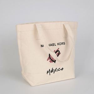 Sac fourre-tout en toile de coton pour femme avec poche, idéal pour les cours et le travail, nouveau style 2026, tendance, écologique, sac de shopping personnalisable avec logo - Product Image 1
