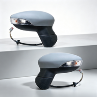 Rakitan Kaca Spion Samping Dengan Lampu Sein LED OEM 8A61-17683 8A61-17682 Cocok untuk Ford Fiesta 2009-2012