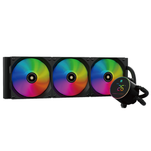 NOUVEAU Refroidisseur de processeur liquide AIO Thermalright Frozen Magic 360 Digital ARGB Noir & Blanc avec écran numérique et ventilateur PWM 360 mm pour PC de bureau gaming - Product Image 1