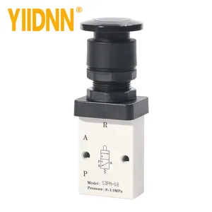 S3 Series 3 Port 2 Way Air Control Valve Selective Mechanical Valve For S3HS-M5/S3HS-06/S3HS-08 Pneumatic Switch Valves