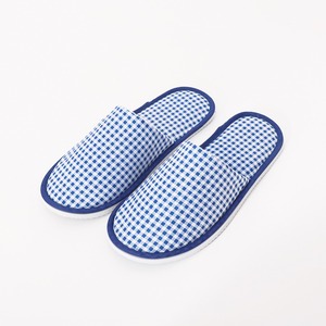 Chaussons d'hôtel jetables écologiques en tissu écossais, biodégradables, recyclables, lavables, doux, portables, articles de toilette pour Airbnb, complexe hôtelier <span class=keywords><strong>Lahoya</strong></span> - Product Image 6