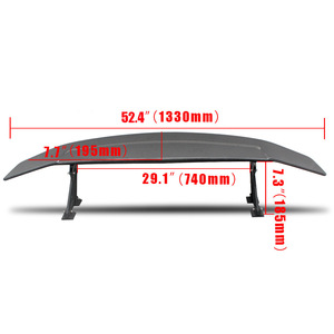 สปอยเลอร์หลังคาร์บอนไฟเบอร์ทรง Ducktail สำหรับรถซีดาน อะไหล่ตกแต่งรถยนต์ - Product Image 2