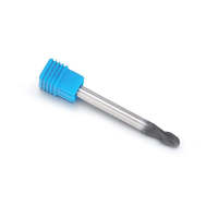 Fraise à double tranchant en carbure à 2 cannelures pour le fraisage de graphite, personnalisée OEM/ODM par le fabricant ZHY