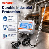 HENGKO HG808 T 200 ° Transmetteur de capteur de température et d'humidité haute température C RS485 4-20mA 0-5V 0-10V pour les processus industriels