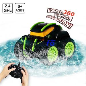 Coche de Acrobacias Anfibio Teledirigido con Rotación de 360 Grados, Cable USB y Control de 4 Canales, Listo para Usar - Product Image 3