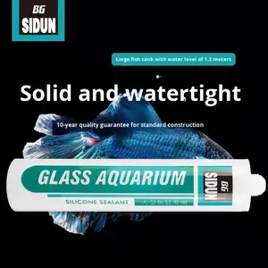 Sidun Adhésif Séchage Rapide Acide Étanche À La Moisissure Ston Fish Tank <span class=keywords><strong>Silicone</strong></span> <span class=keywords><strong>Spécial</strong></span> pour <span class=keywords><strong>Aquarium</strong></span> De Construction - Product Image 3